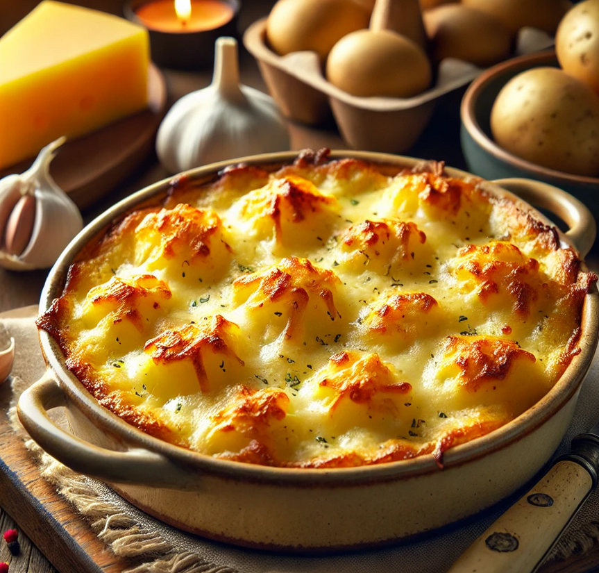 Gratin de pommes de terre et fromage